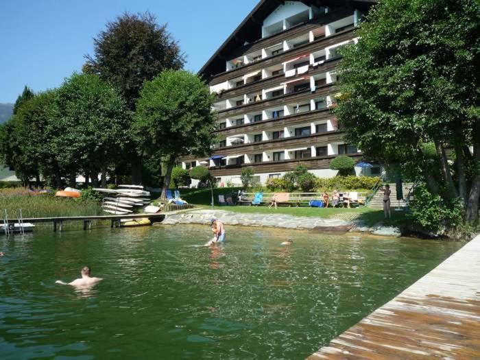 Maren Seeblick Appartement Haus Haensel&Gretel Direkt Am Ossiacher See Mit Hallenbad Stiegl Exteriör bild