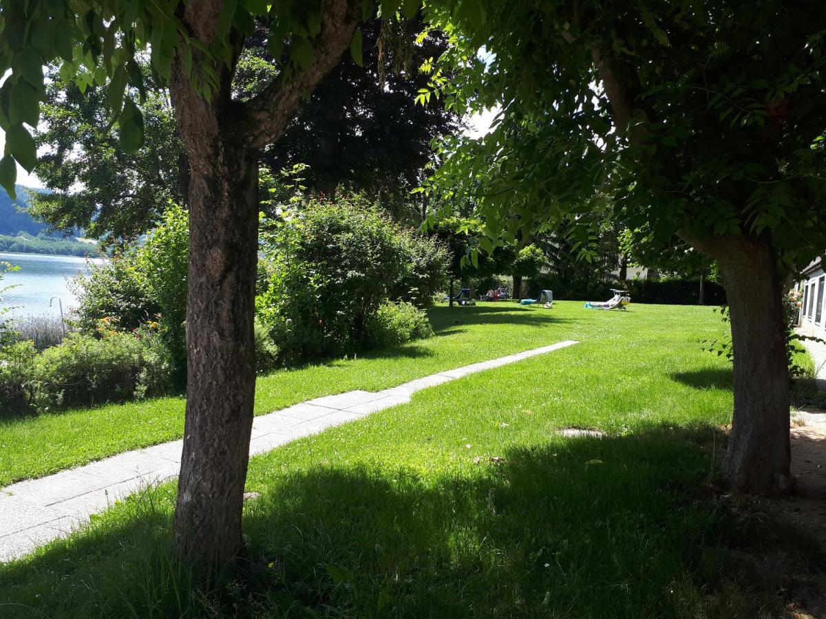 Maren Seeblick Appartement Haus Haensel&Gretel Direkt Am Ossiacher See Mit Hallenbad Stiegl Exteriör bild
