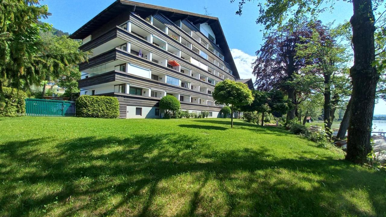 Maren Seeblick Appartement Haus Haensel&Gretel Direkt Am Ossiacher See Mit Hallenbad Stiegl Exteriör bild